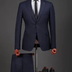 Классический тёмно-синий костюм-тройка NAVY CLASSIC FIT